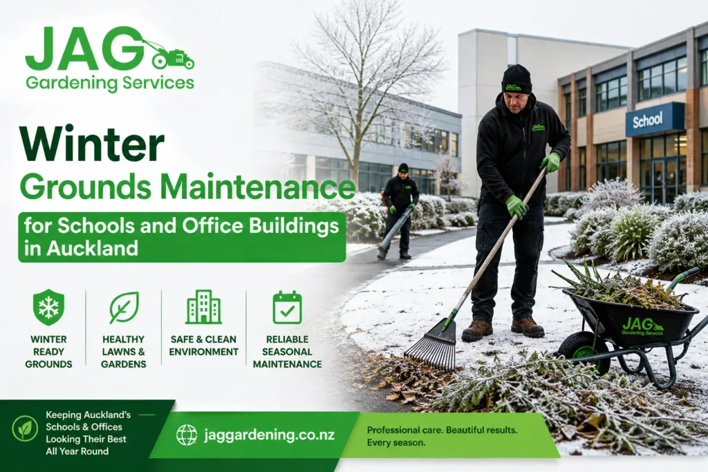 Winter Grounds Maintenance for Schools and Office Buildings in Auckland